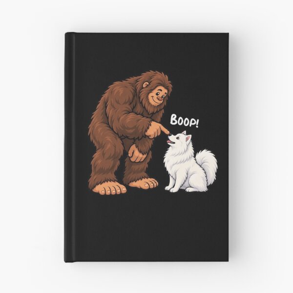 Item preview, Bigfoot and American Eskimo Boop Fun Design Sasquatch designed and sold by rafaeltto.