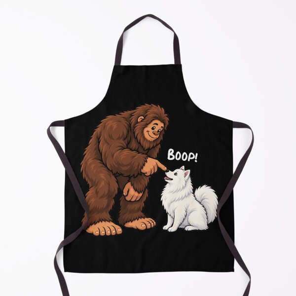 Item preview, Bigfoot and American Eskimo Boop Fun Design Sasquatch designed and sold by rafaeltto.