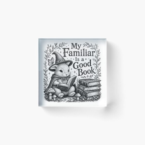 Item preview, Cottagecore Book Lover Bookish Gift, Animal Sticker Magnet  designed and sold by colorleafz.