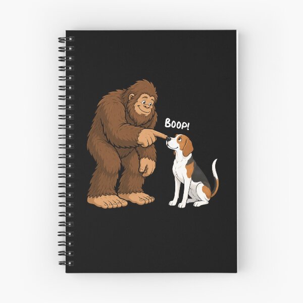 Item preview, Bigfoot and American Foxhound Boop Fun Design Sasquatch designed and sold by rafaeltto.