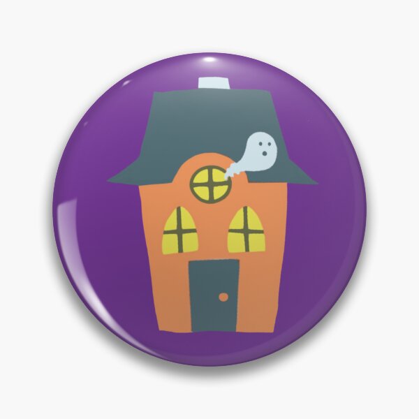 Item preview, Spooky Halloween house orange designed and sold by Vinacciart.
