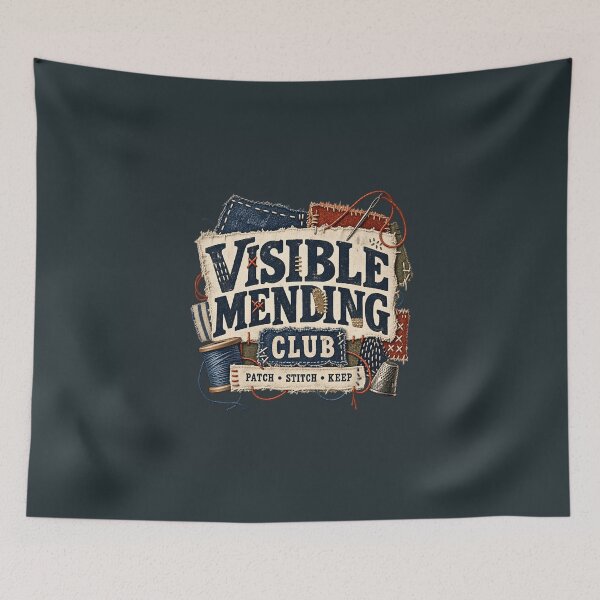 Item preview, Visible Mending Club Vintage Craft designed and sold by KakangMudi.
