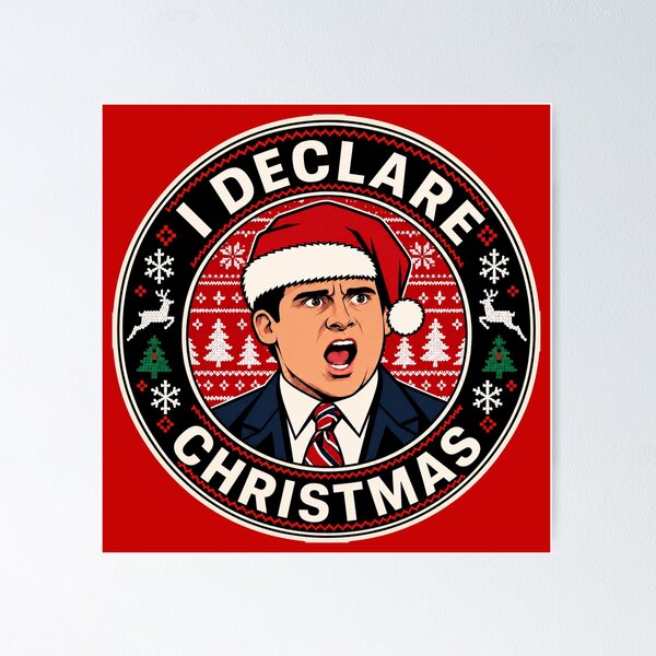 Item preview, the office humor I declare Christmas designed and sold by Olena Du.