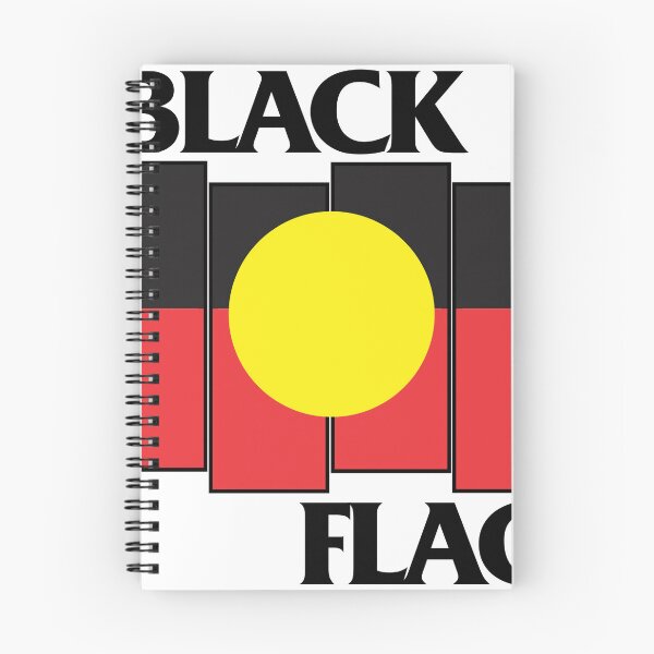 Item preview, Black Flag X Aboriginal Flag designed and sold by KennethWrighta.