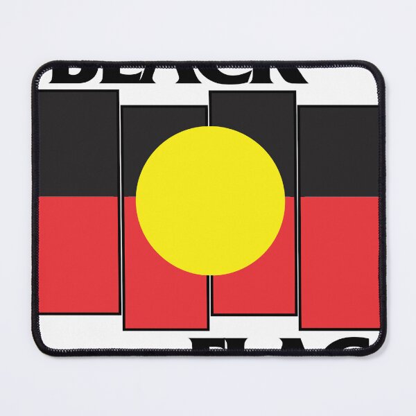 Item preview, Black Flag X Aboriginal Flag designed and sold by KennethWrighta.