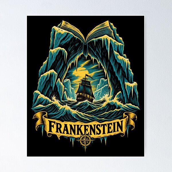 Item preview, Frankenstein Arctic Voyage Through Living Pages designed and sold by Fenay Designs.