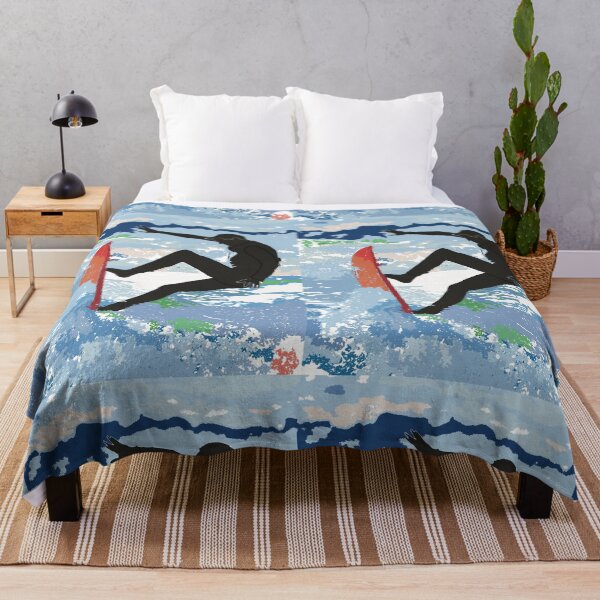 Item preview, Surfer Silhouette Ocean Wave - Coastal Painterly Art designed and sold by iampaulmorris.