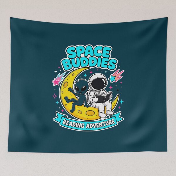 Item preview, Space Buddies Reading Adventure designed and sold by CarolBurgess.