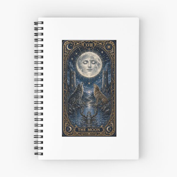 Item preview, Tarot Gift - The Moon Card Phone Case designed and sold by RedRubyBubble.