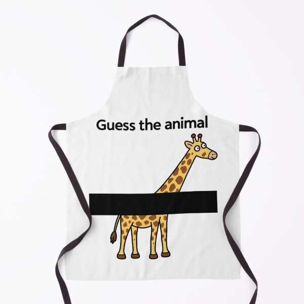 Item preview, Guess the Animal Funny Giraffe Puzzle designed and sold by MonkiFlipp.
