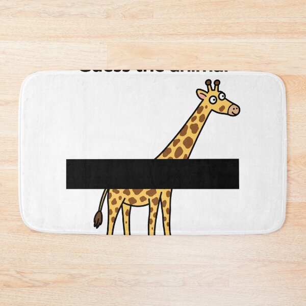 Item preview, Guess the Animal Funny Giraffe Puzzle designed and sold by MonkiFlipp.