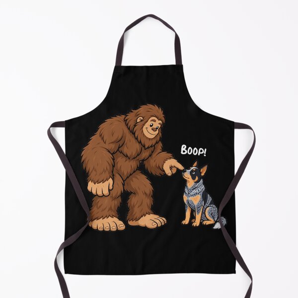 Item preview, Bigfoot and Australian Cattle Boop Fun Design Sasquatch designed and sold by rafaeltto.