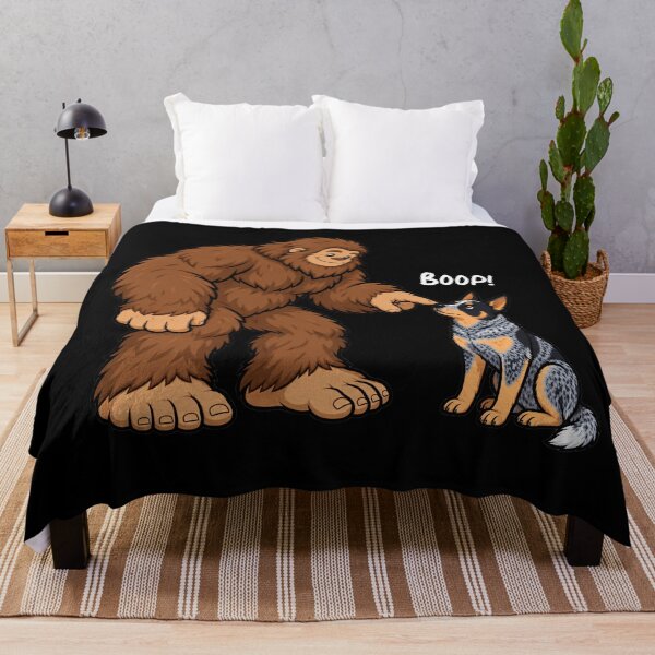 Item preview, Bigfoot and Australian Cattle Boop Fun Design Sasquatch designed and sold by rafaeltto.