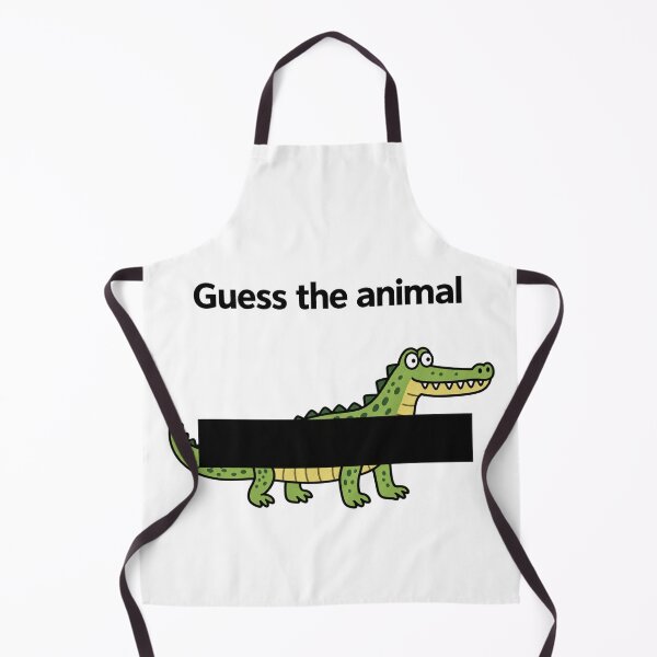 Item preview, Guess the Animal Funny Crocodile Puzzle designed and sold by MonkiFlipp.