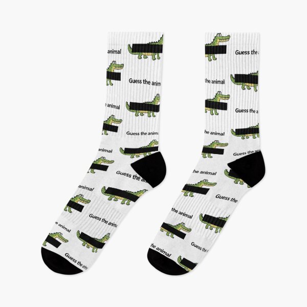Item preview, Guess the Animal Funny Crocodile Puzzle designed and sold by MonkiFlipp.