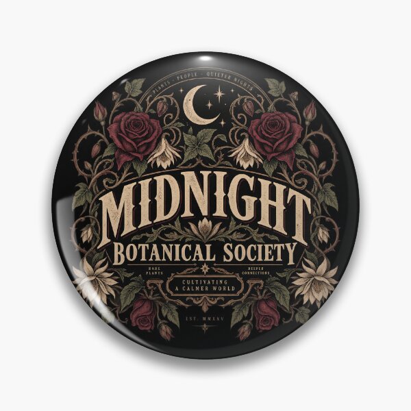 Artikelvorschau, Midnight Botanical Society Vintage Botanical Emblem entworfen und verkauft von KakangMudi.