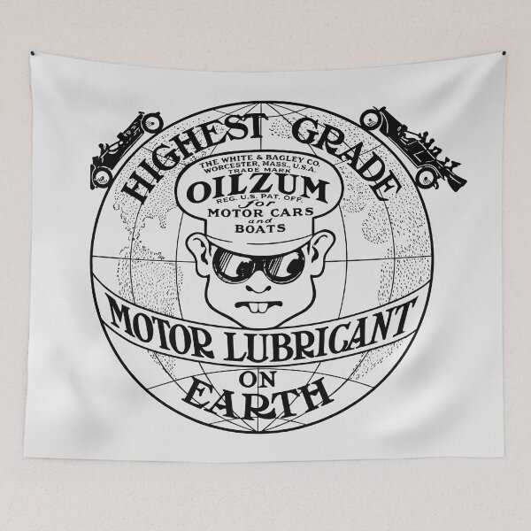 Item preview, Oilzum Motor Lubricant Vintage 1909 Logo designed and sold by EdGraphy.