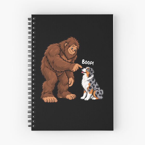Item preview, Bigfoot and Australian Shepherd Boop Fun Design Sasquatch designed and sold by rafaeltto.