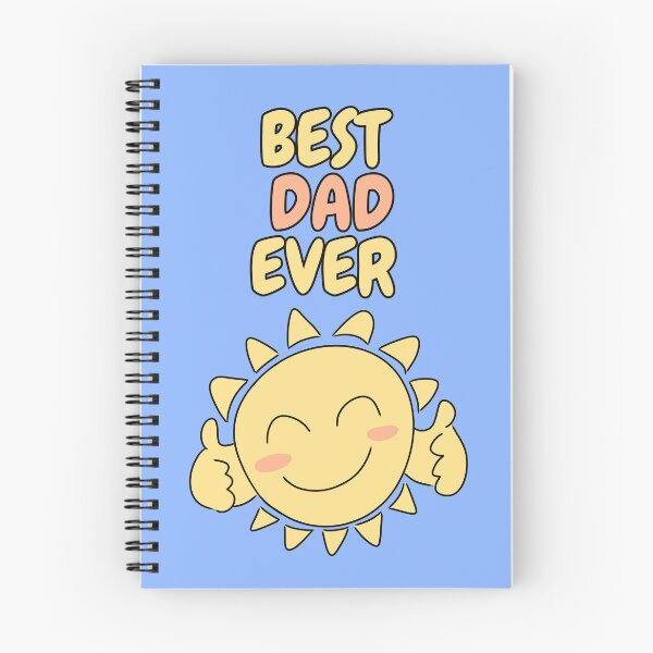 Item preview, BEST DAD EVER Cute Sun Pastel Blue designed and sold by HugSomeNettles.