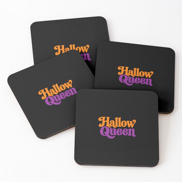 Item preview, Hallow Queen Retro Halloween Typography Design designed and sold by Bend-The-Trendd.