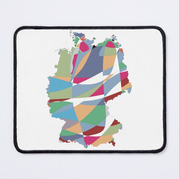 Item preview, Geometric Shard Germany Map - Colourful States Line Art designed and sold by iampaulmorris.