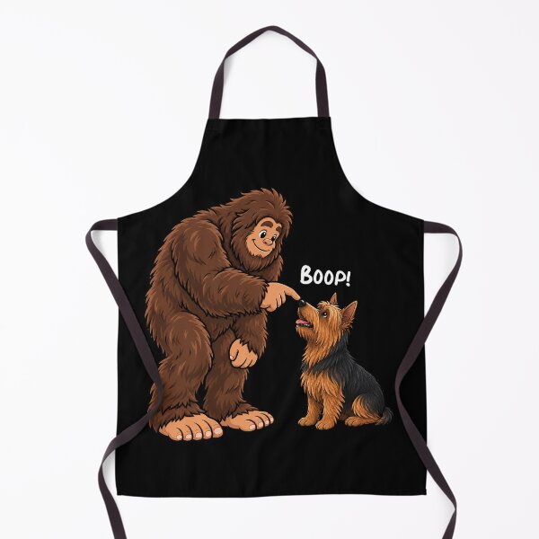 Item preview, Bigfoot and Australian Terrier Boop Fun Design Sasquatch designed and sold by rafaeltto.
