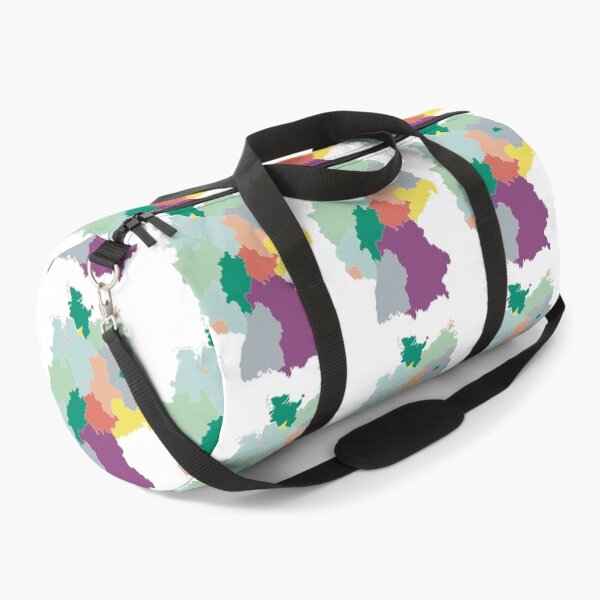 Item preview, Teal & Purple States Germany Map - Colourful States Line Art designed and sold by iampaulmorris.