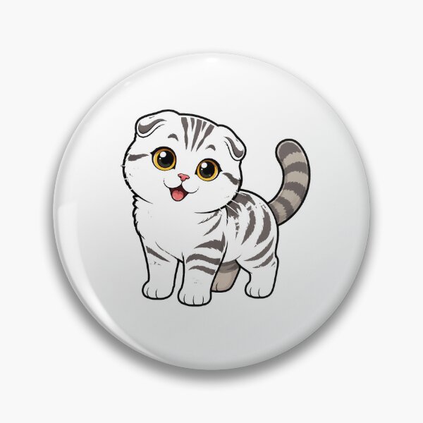 Item preview, Scottish Fold Cat Gift - Cute designed and sold by RedRubyBubble.