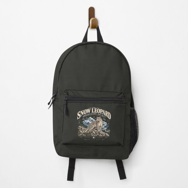 Item preview, Snow Leopard Observation Society Vintage Wildlife Emblem designed and sold by KakangMudi.