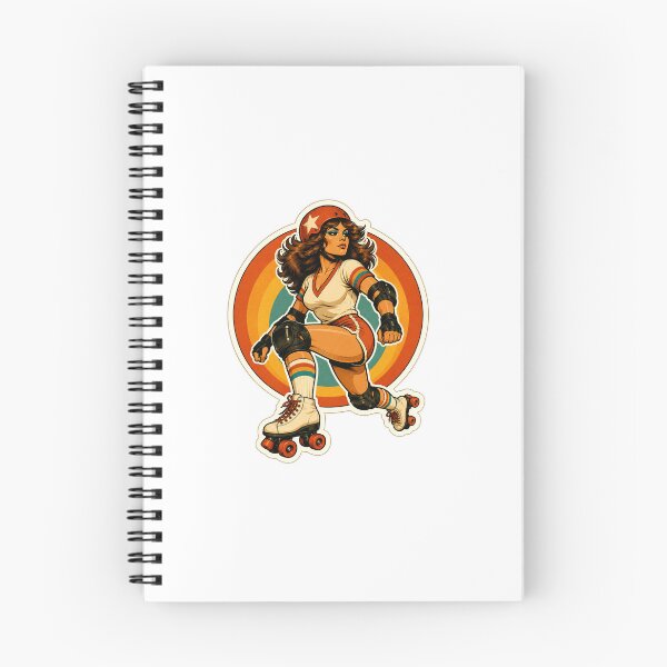 Item preview, Roller Derby Gift - Retro 70s Queen designed and sold by RedRubyBubble.