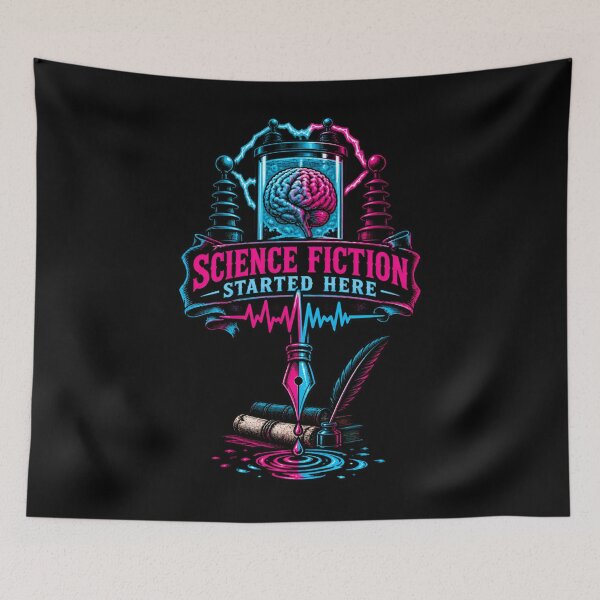 Item preview, Mary Shelley: Science Fiction Started Here designed and sold by Fenay Designs.