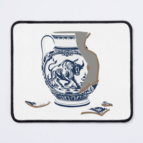 Item preview, Bull in a china shop vase designed and sold by Sarah King.