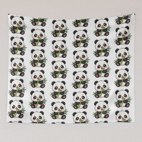 Item preview, Panda Gift - Cute Kawaii designed and sold by RedRubyBubble.
