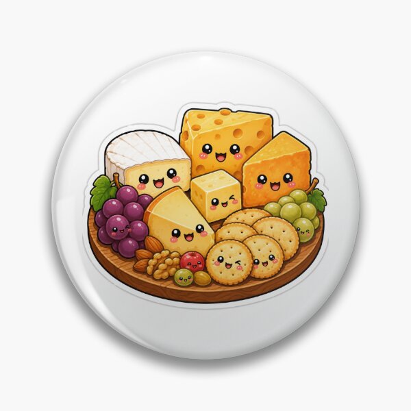 Item preview, Cheese Board Gift - Cute Kawaii designed and sold by RedRubyBubble.