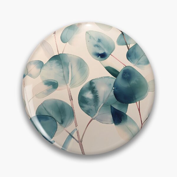 Item preview, Ethereal Teal & Sage Watercolor Eucalyptus designed and sold by Artdavesalzburg.