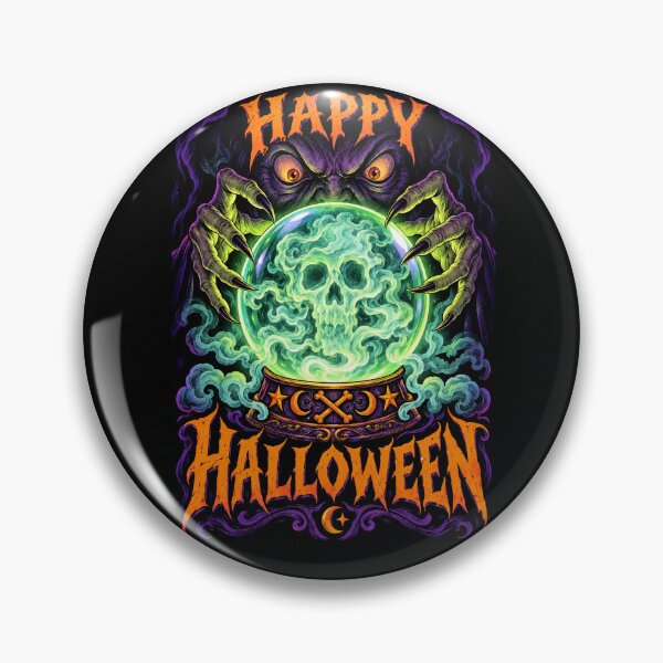 Item preview, Haunted Crystal Ball – Happy Halloween designed and sold by Stoner Steve.