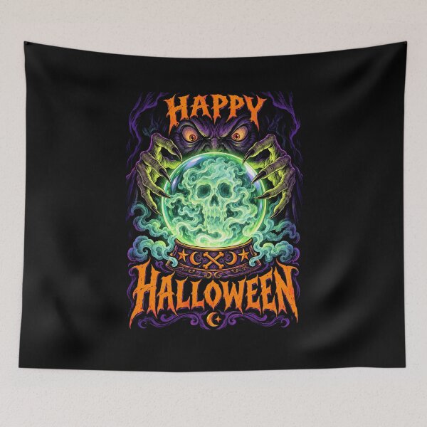 Item preview, Haunted Crystal Ball – Happy Halloween designed and sold by Stoner Steve.