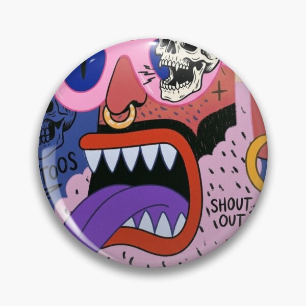 Item preview, Beard‑Riot Doodlewave: The Pink‑Beard Gremlin Running Full Punk‑Lore Voltage designed and sold by Print Fiction.