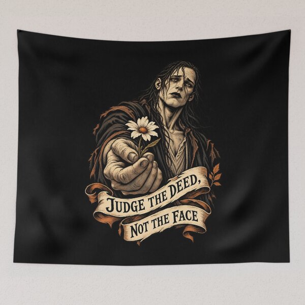 Item preview, Frankenstein: Judge the Deed, Not the Face designed and sold by Fenay Designs.