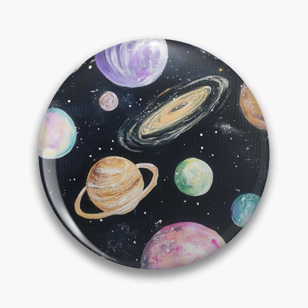 Item preview, Watercolor Planets and Galaxy Space Pattern designed and sold by ArtistUpsale.