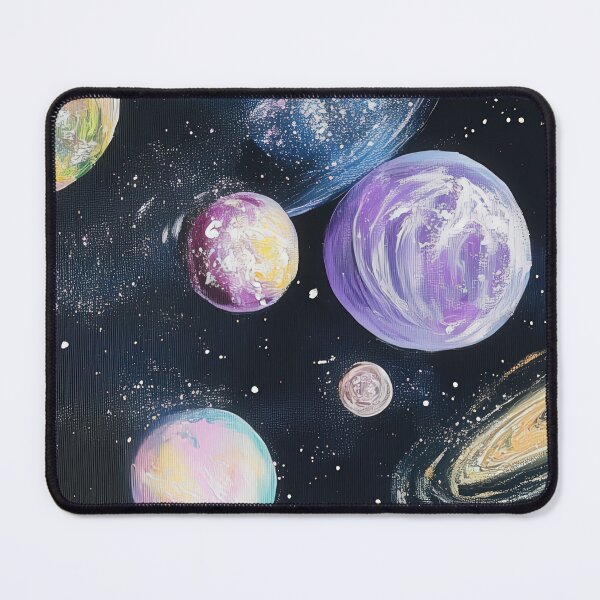 Item preview, Watercolor Planets and Galaxy Space Pattern designed and sold by ArtistUpsale.