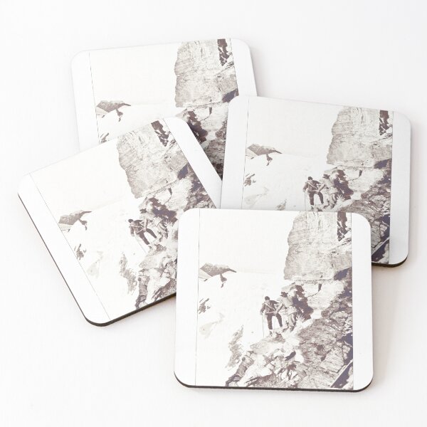 Item preview, Vintage Matterhorn Mountain Climbing Lithograph designed and sold by Antique Science Press.