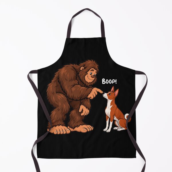 Item preview, Bigfoot and Basenji Boop Fun Design Sasquatch designed and sold by rafaeltto.