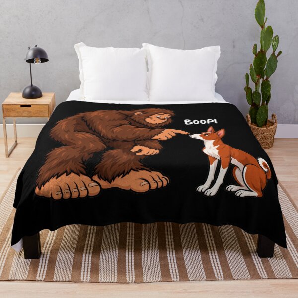 Item preview, Bigfoot and Basenji Boop Fun Design Sasquatch designed and sold by rafaeltto.