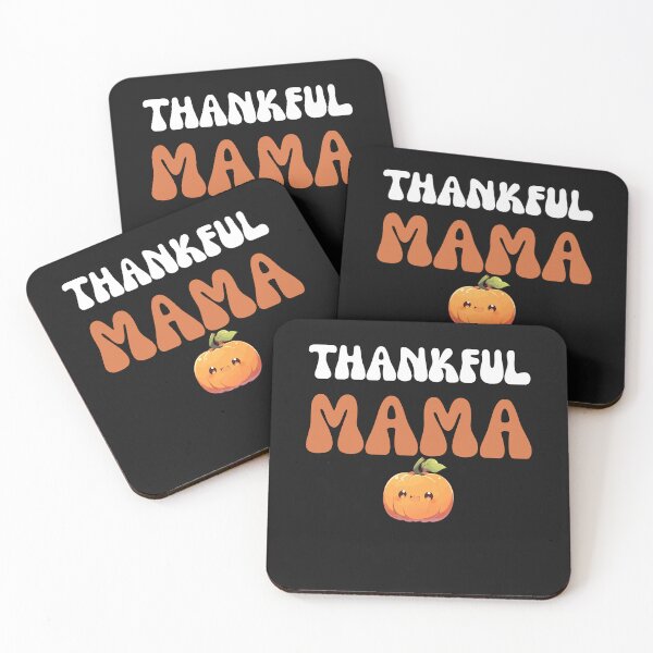 Item preview, Groovy Thankful Mama Retro Thanksgiving Pumpkin designed and sold by mumchaosdesigns.