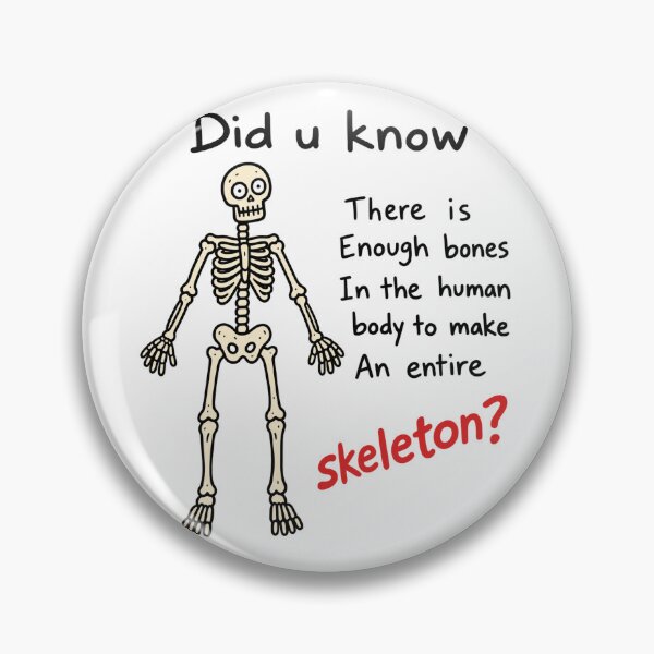 Item preview, Did You Know Skeleton Funny Halloween designed and sold by MonkiFlipp.