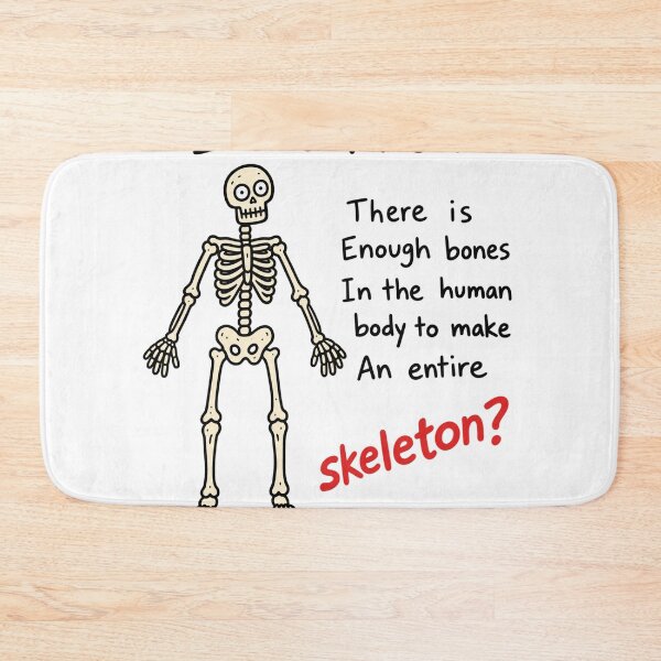Item preview, Did You Know Skeleton Funny Halloween designed and sold by MonkiFlipp.