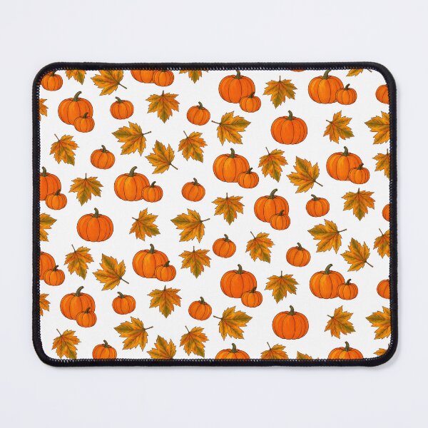 Item preview, Hand Drawn Pumpkin and Autumn Leaves Pattern designed and sold by MalgoRys.