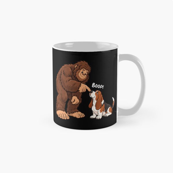 Item preview, Bigfoot and Basset Hound Boop Fun Design Sasquatch designed and sold by rafaeltto.