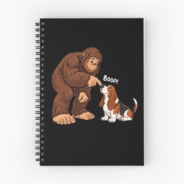 Item preview, Bigfoot and Basset Hound Boop Fun Design Sasquatch designed and sold by rafaeltto.